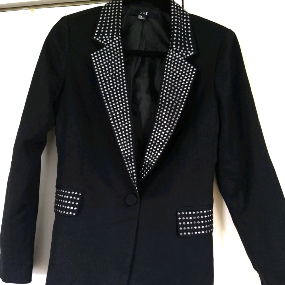 Beaded black jacket